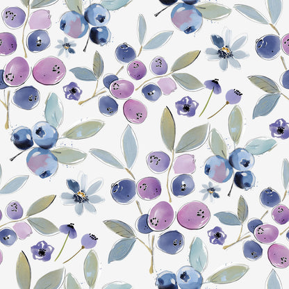 Purple Blueberry Fabric - Shop now at American Fabric Prints