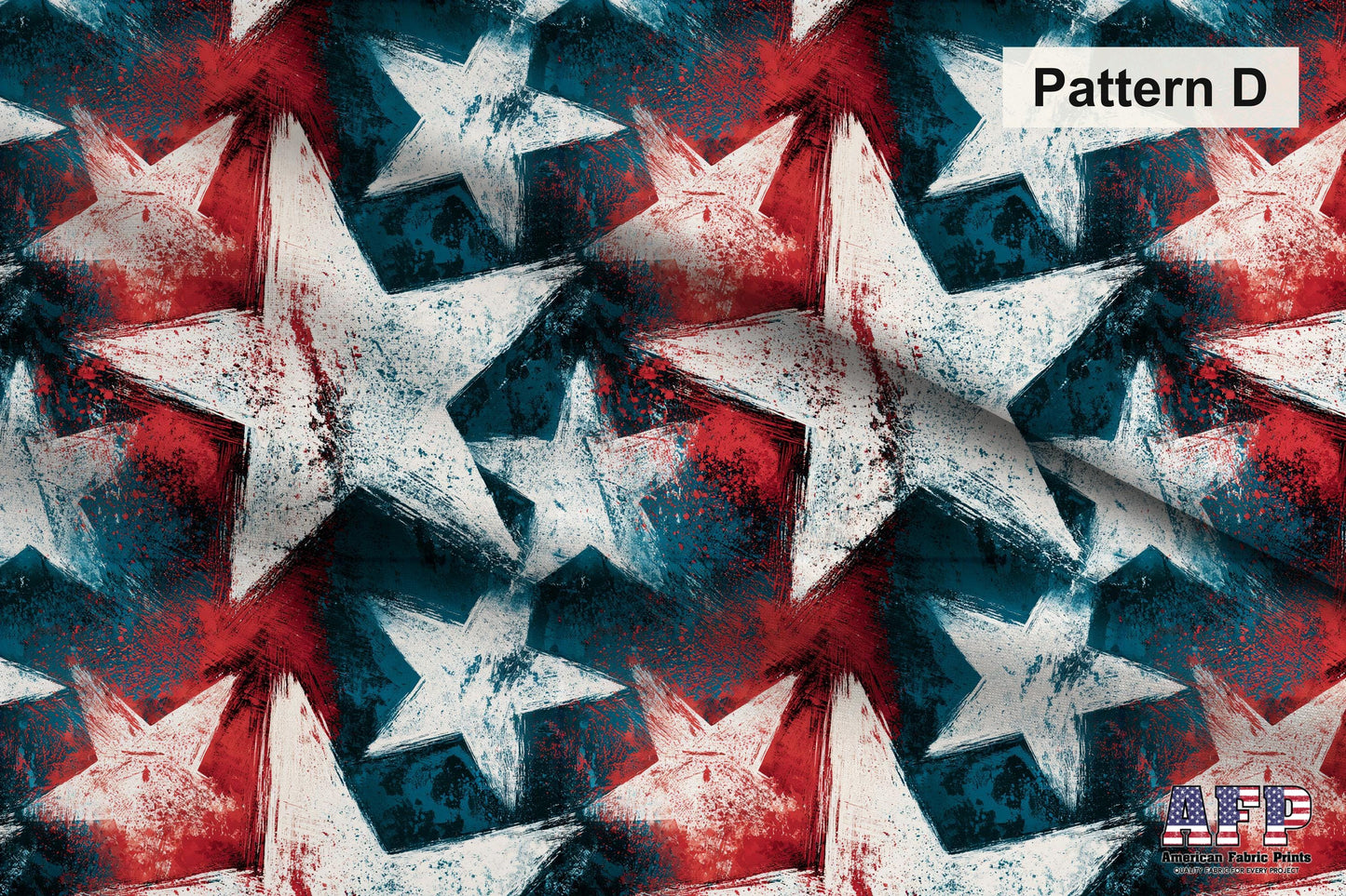 USA Grunge Fabric Bundle Set - Shop now at American Fabric Prints