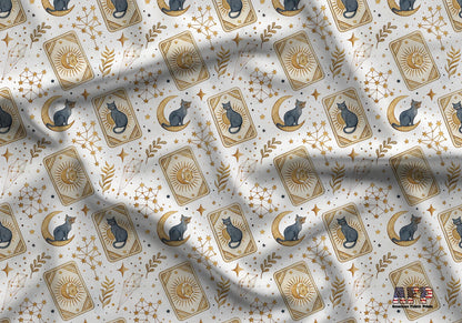 Mythical Cats Fabric - Shop now at American Fabric Prints
