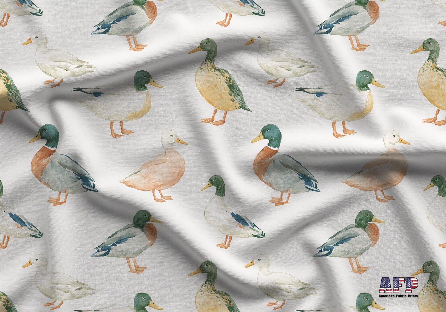 Ducks Fabric - Shop now at American Fabric Prints