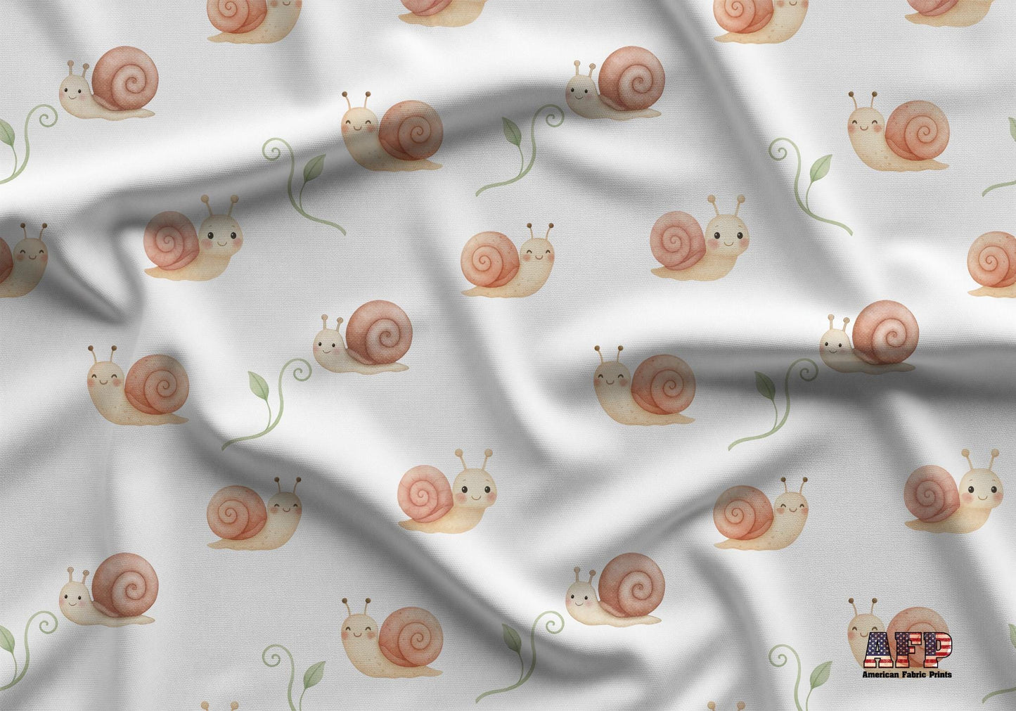 Snails Fabric - Shop now at American Fabric Prints