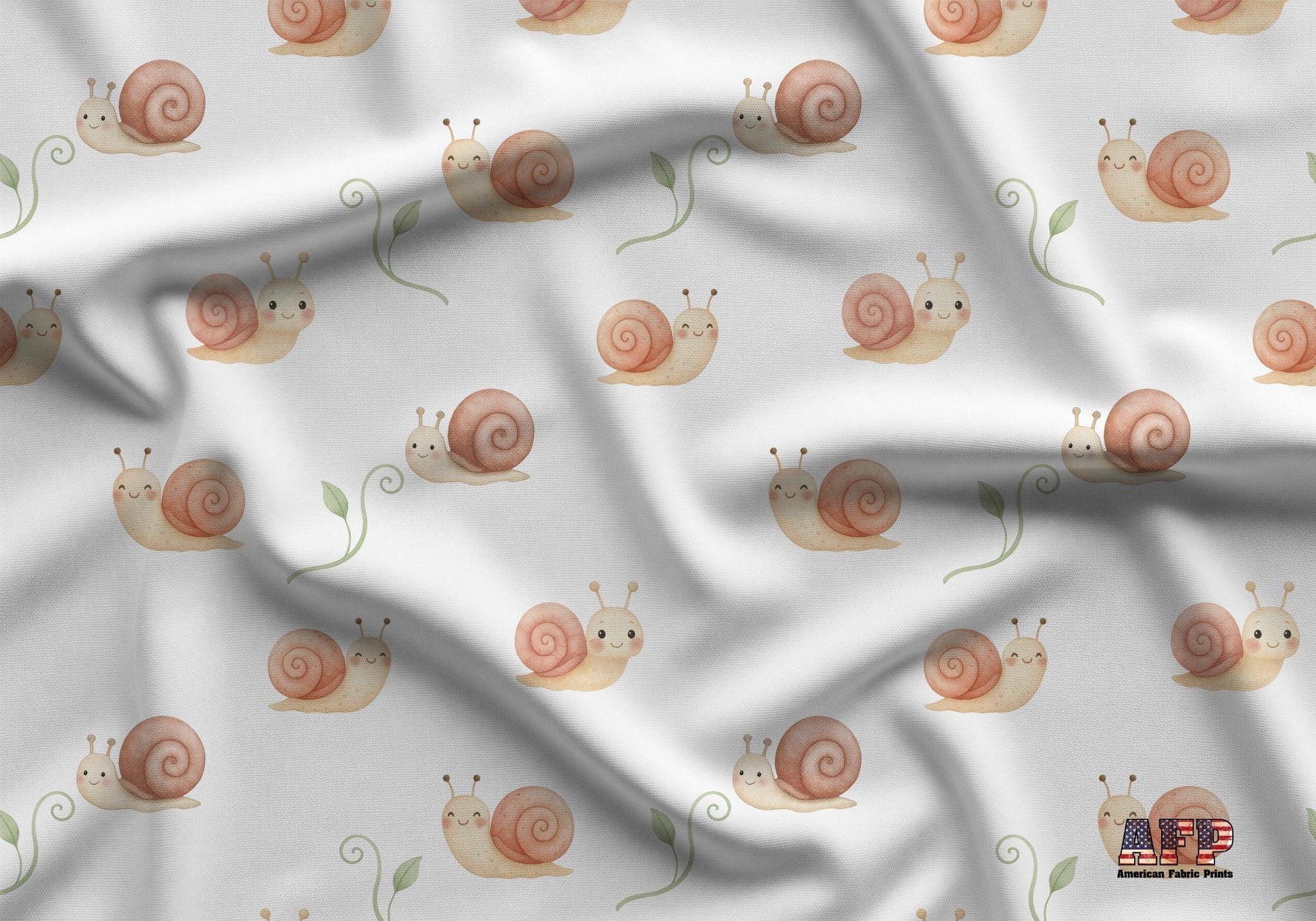 Snails Fabric - Shop now at American Fabric Prints