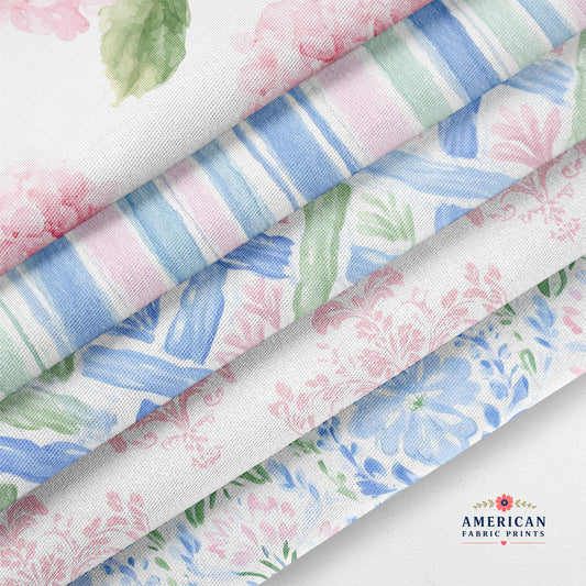 Spring Blooms 3 Fabric Bundle Set - Shop now at American Fabric Prints