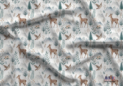 Cool Forest Fabric - Shop now at American Fabric Prints