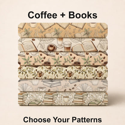 Coffee + Books Fabric Bundle Set - Shop now at American Fabric Prints