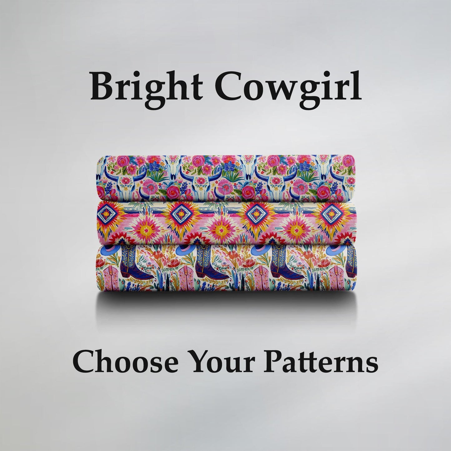 Bright Cowgirl Fabric Bundle Set - Shop now at American Fabric Prints
