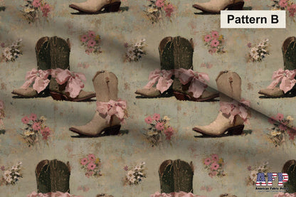 Coquette Bridal Cowgirl Fabric Bundle Set - Shop now at American Fabric Prints