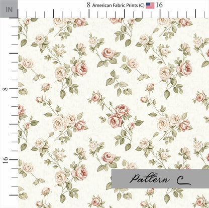 Coquette Aesthetic 2 Fabric Set Pattern C. Shop now at American Fabric Prints.