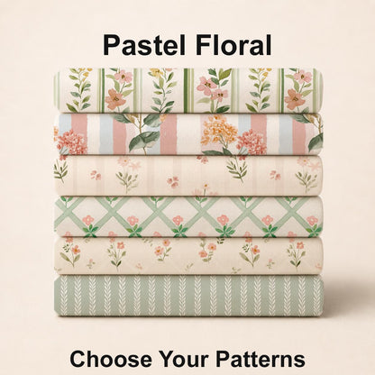 Pastel Floral Fabric Collection. Shop now at American Fabric Prints.