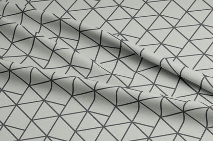 Elegant Abstract Geometric Fabric, Geometric Pattern Upholstery Fabric, Custom Fabric by the Yard, Pick Your Colorway for the Fabric Pattern