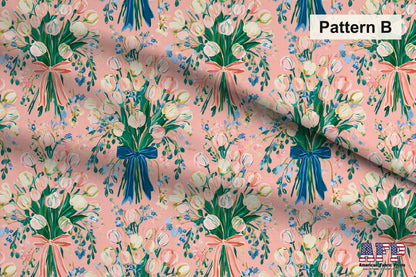 Preppy Tulips Fabric Bundle Set - Shop now at American Fabric Prints