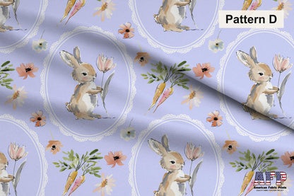 Spring Bunny Fabric Collection. Shop now at American Fabric Prints.