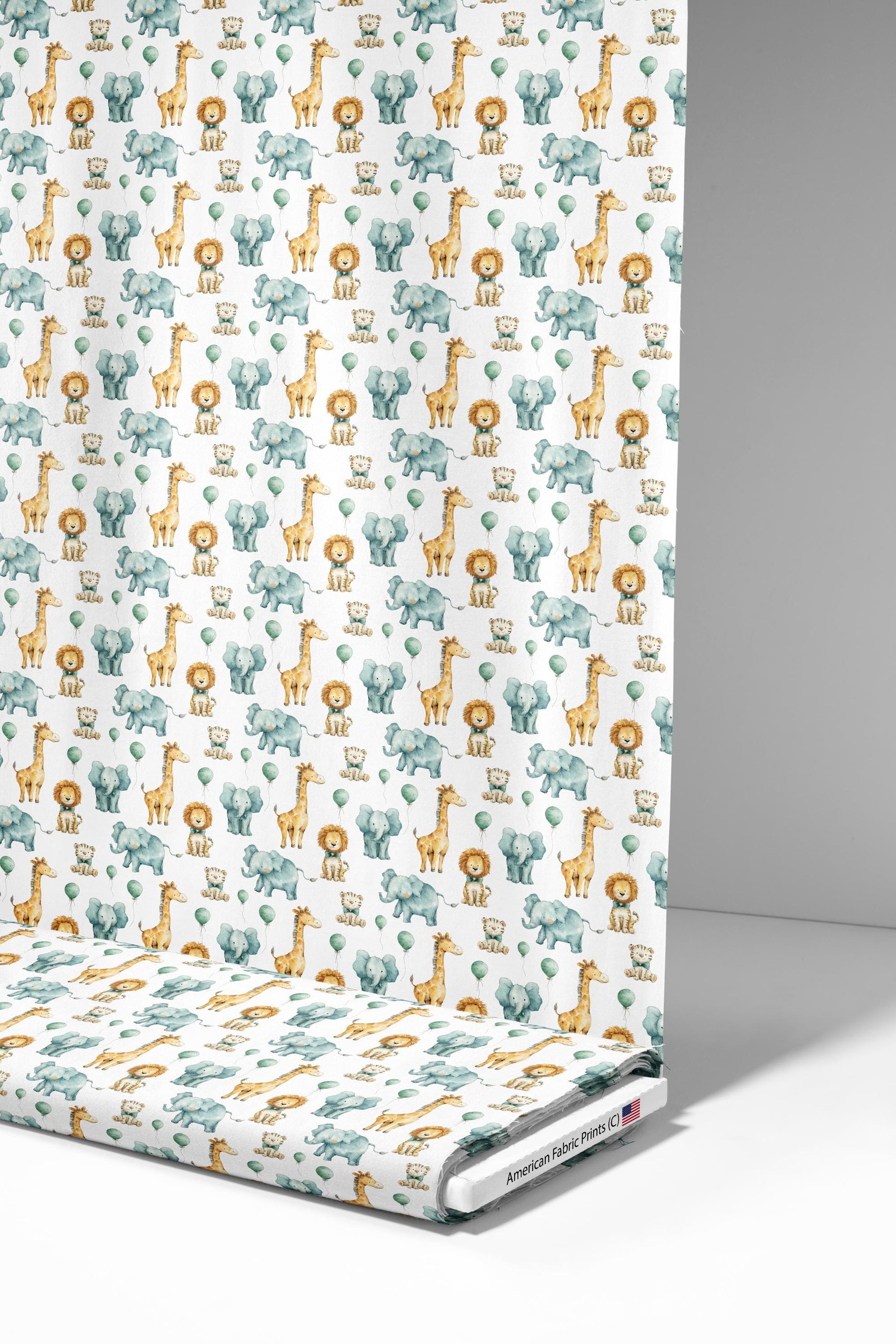 Safari Party Fabric - Shop now at American Fabric Prints