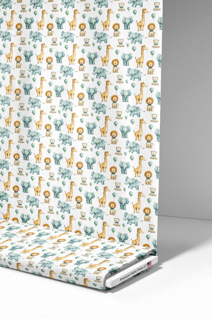 Safari Party Fabric - Shop now at American Fabric Prints