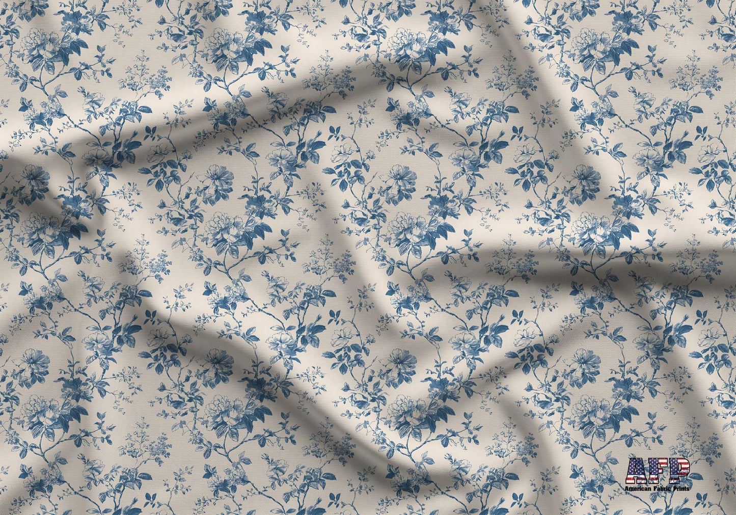 Grandmillenial Toile Fabric - Shop now at American Fabric Prints