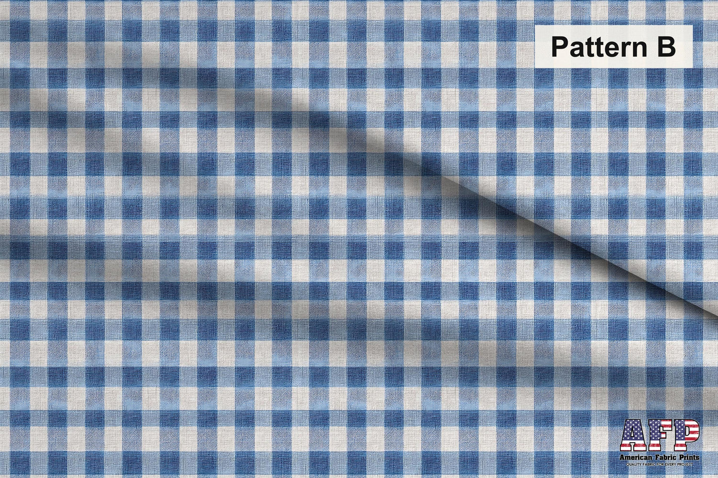 Country Blue Gingham Fabric Bundle Set - Shop now at American Fabric Prints