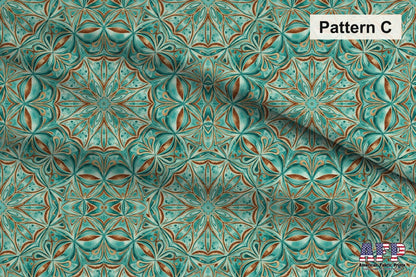 Arabesque Teals Fabric Bundle Set - Shop now at American Fabric Prints