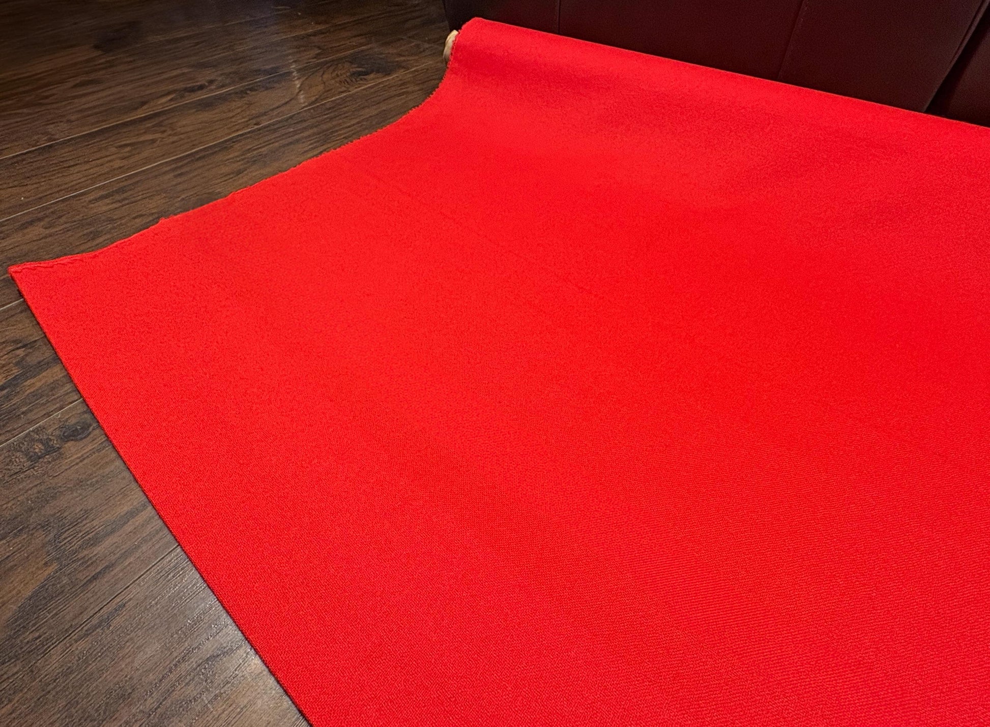 Red Woven Fabric for Christmas Tree Skirt, Seasonal decorations, Arts and Crafts, and Upholstery. Shop now at American Fabric Prints.