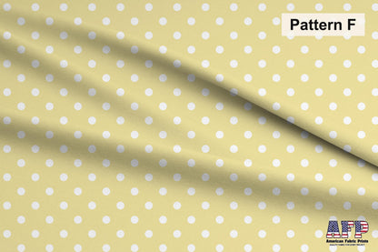 Pastel Polka Dots Set 1. Choose Your Patterns or Select the All! Pattern F Shown. Shop now at American Fabric Prints.