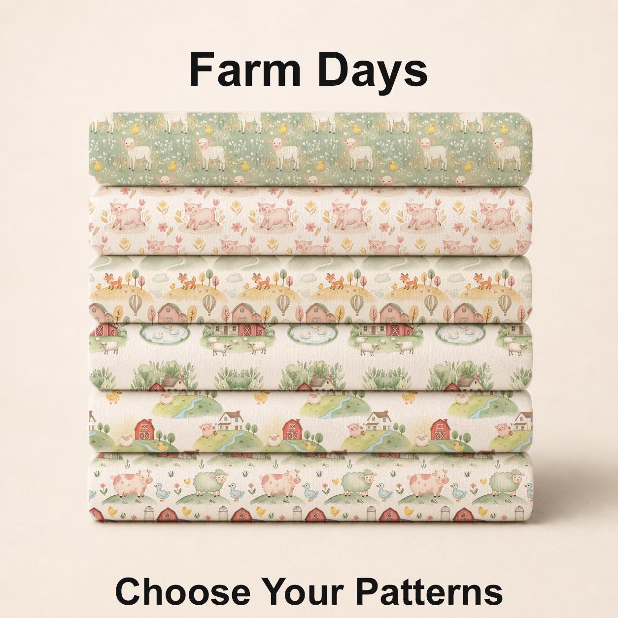 Farm Days Fabric Bundle Set - Shop now at American Fabric Prints