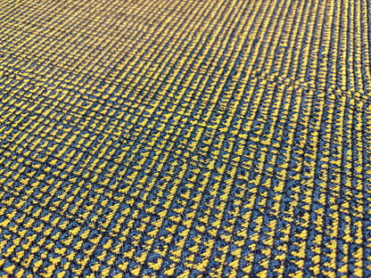 Yellow and Blue Woven Fabric, Woven Fabric, Premium Upholstery Fabric, Fabric for Upholstery, Crypton Coated Performance
