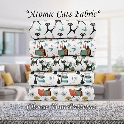 Atomic Cats Quilt Fabric. Choose Your Patterns. Shop now at American Fabric Prints.