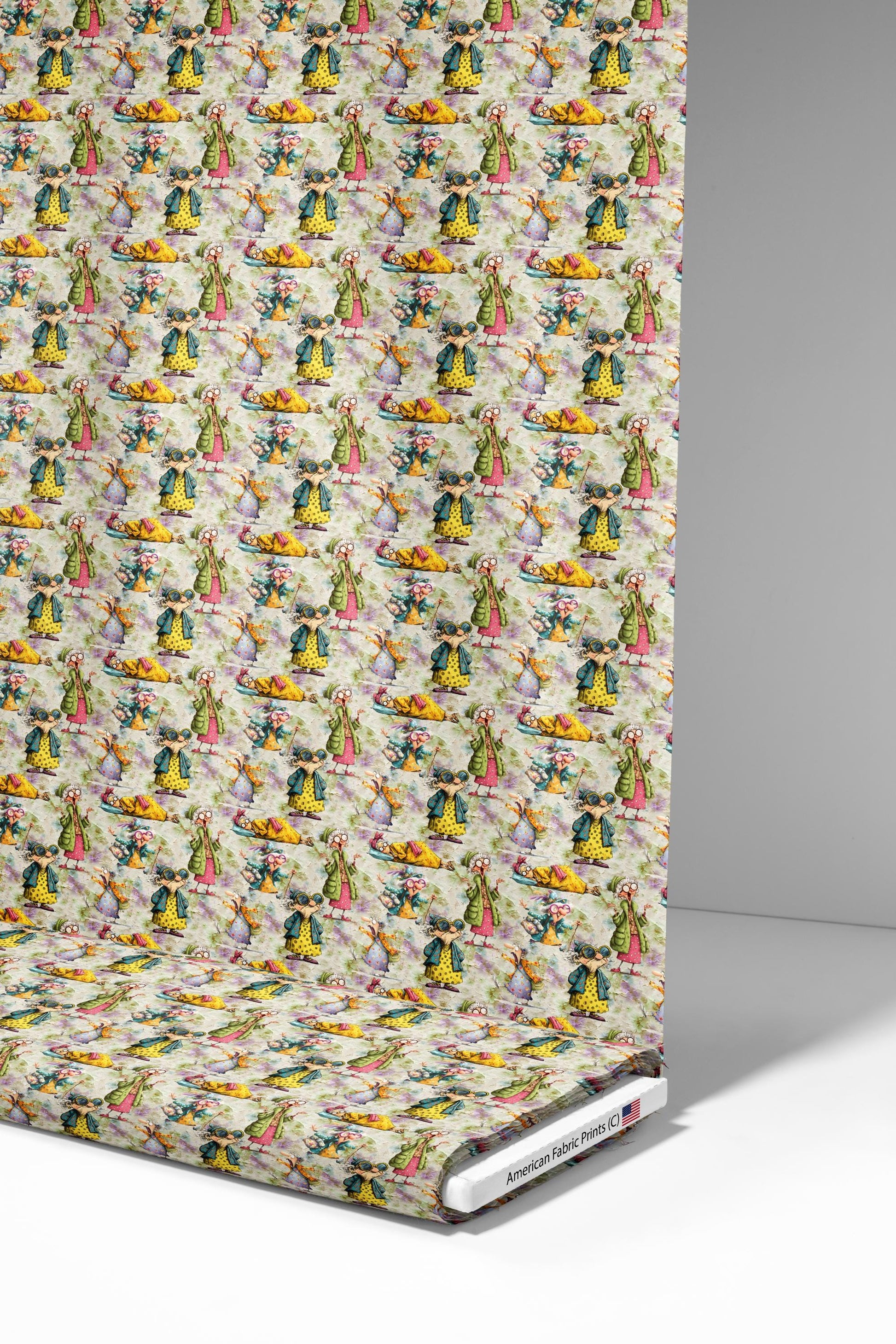 Old Ladies Fabric - Shop now at American Fabric Prints