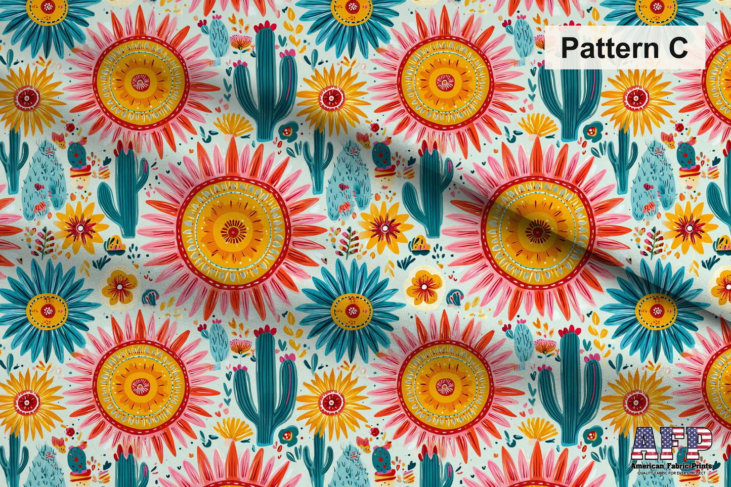 Painted Retro Boho Western Fabric Bundle Set - Shop now at American Fabric Prints