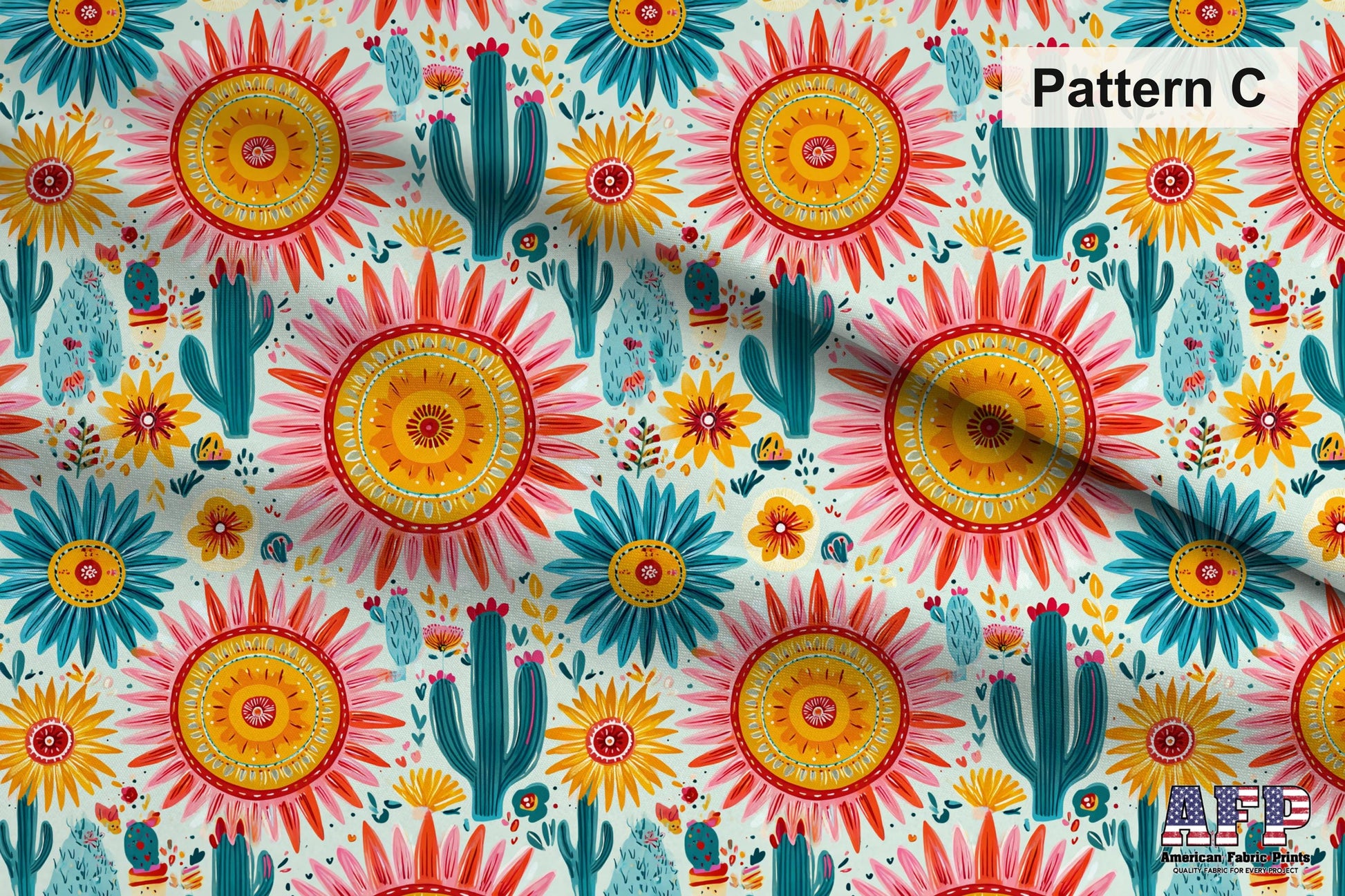 Painted Retro Boho Western Fabric Bundle Set - Shop now at American Fabric Prints