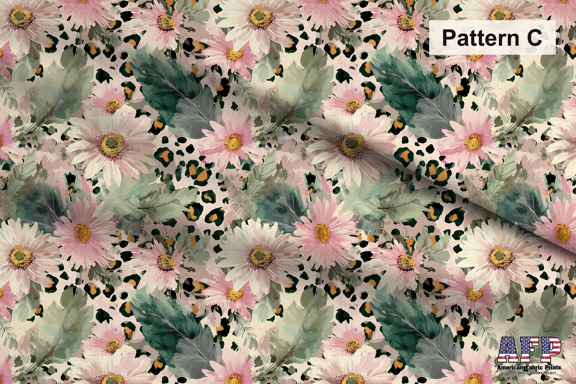 Pastel Boho Leopard Fabric Bundle Set - Shop now at American Fabric Prints