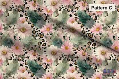 Pastel Boho Leopard Fabric Bundle Set - Shop now at American Fabric Prints