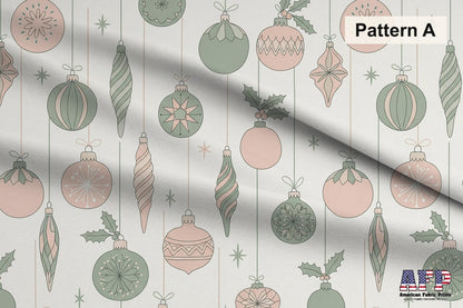Blush Sage Christmas Fabric Bundle Set - Shop now at American Fabric Prints