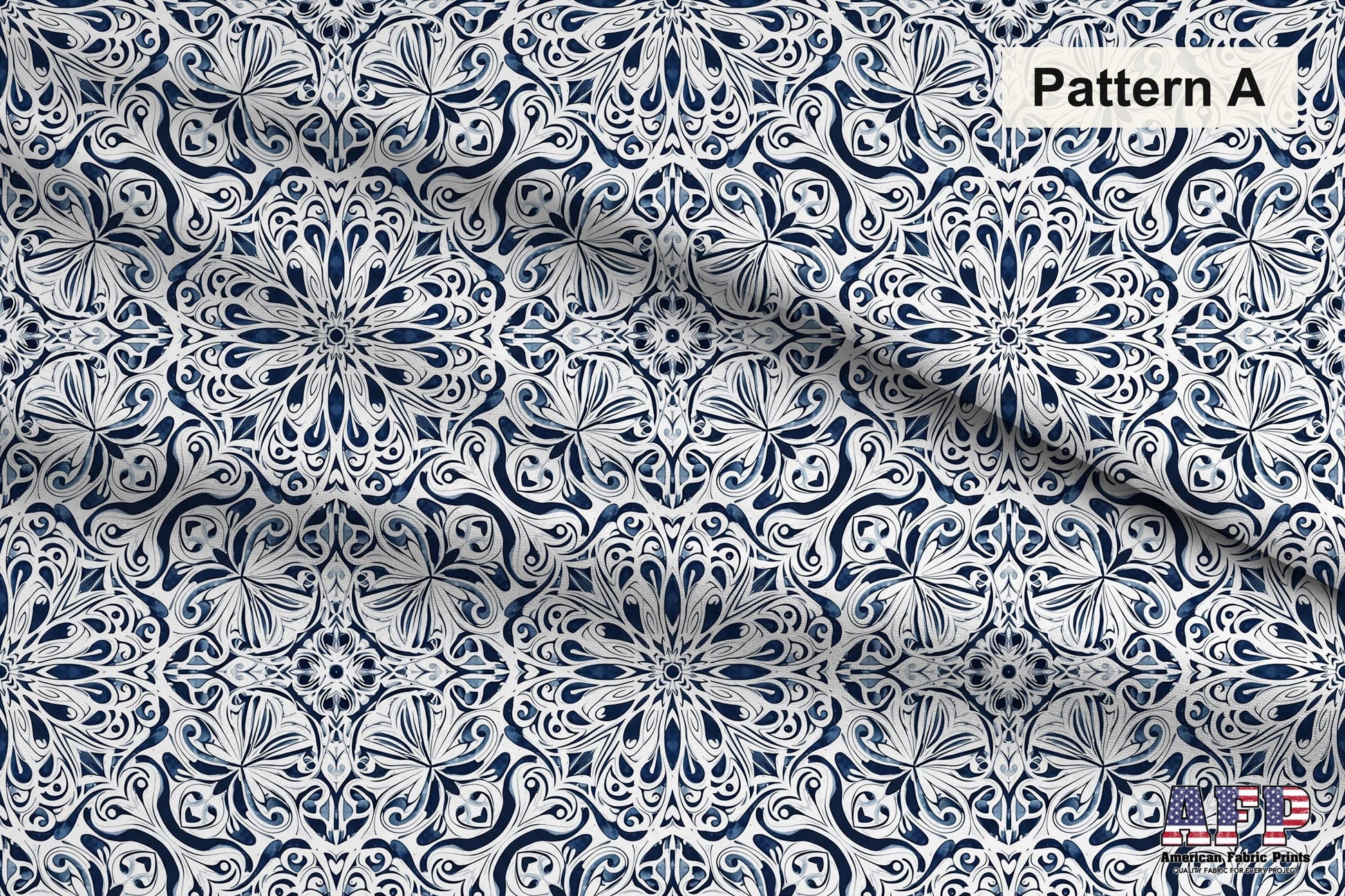 Patterned Arabesque Tiles 3 Fabric Bundle Set - Shop now at American Fabric Prints