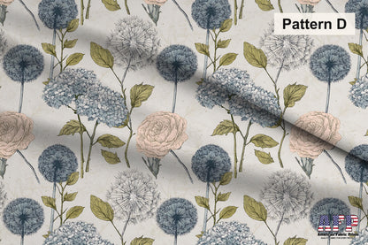 Grandmillenial Pink+Blue Fabric Bundle Set - Shop now at American Fabric Prints