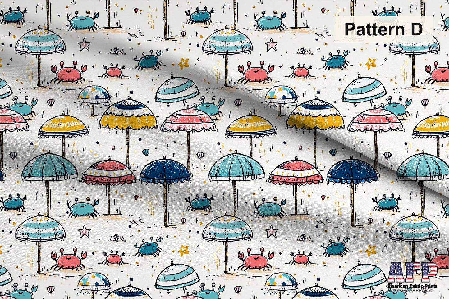 Beach Doodles Fabric Bundle Set - Shop now at American Fabric Prints