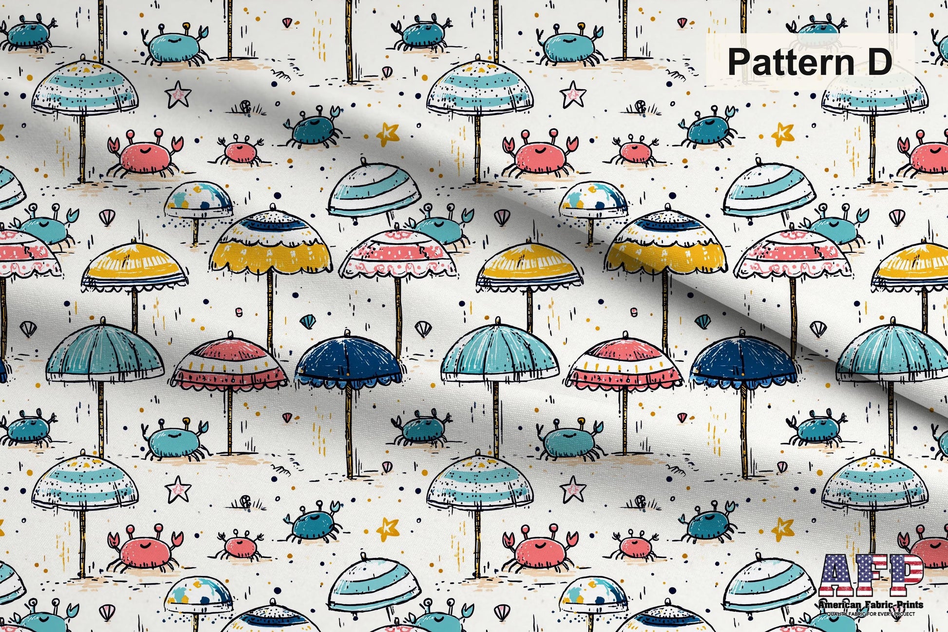 Beach Doodles Fabric Bundle Set - Shop now at American Fabric Prints