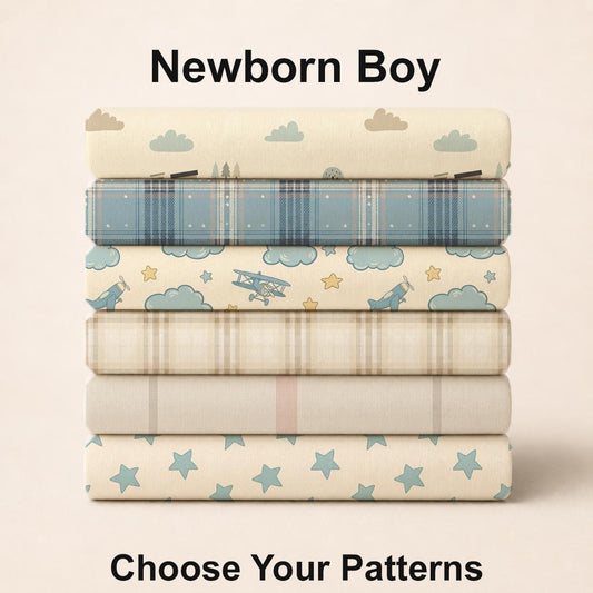 Newborn Boy Fabric Bundle Set - Shop now at American Fabric Prints