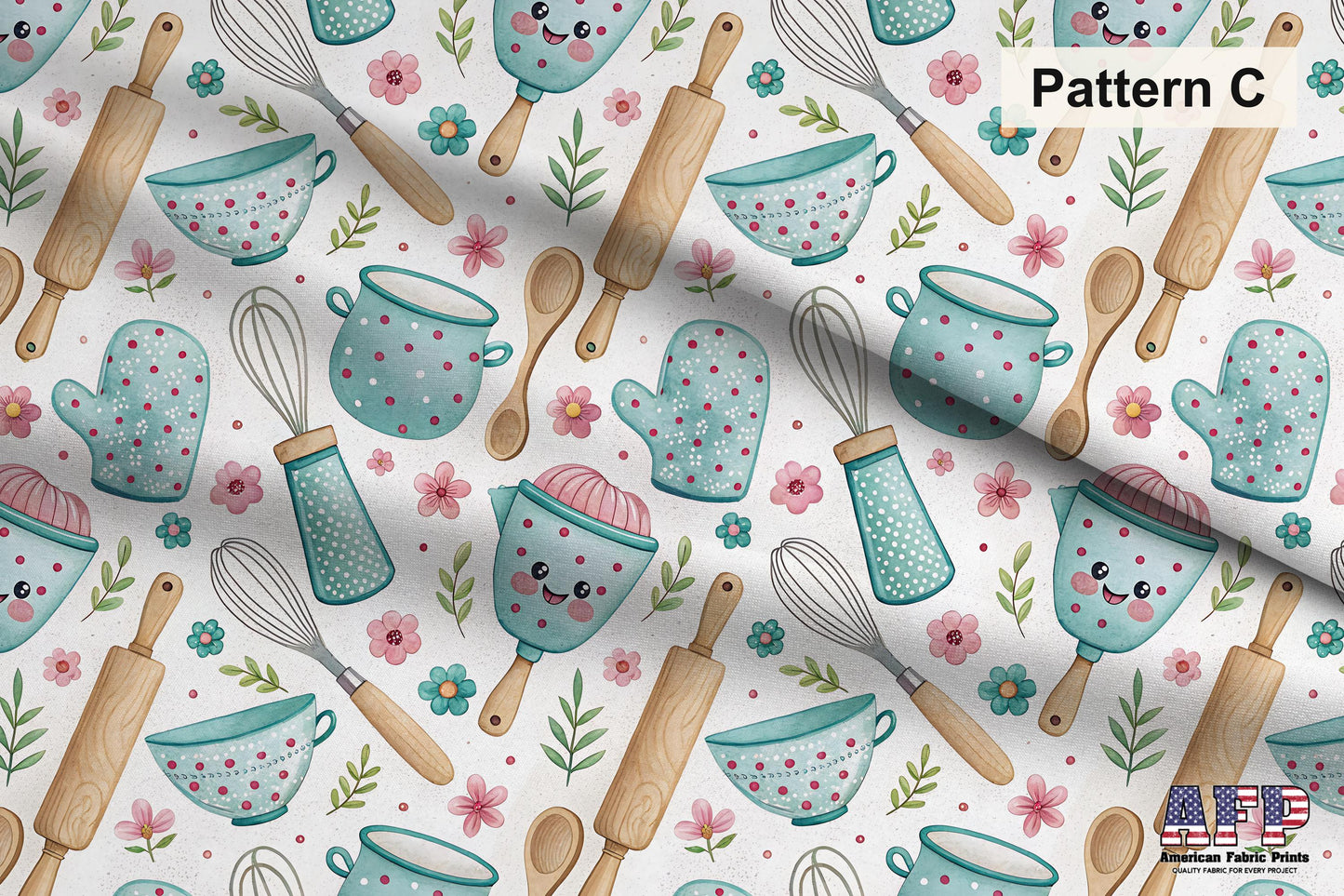 Happy Kitchen Fabric Bundle Set - Shop now at American Fabric Prints