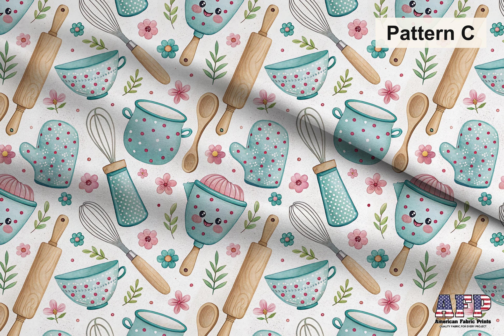 Happy Kitchen Fabric Bundle Set - Shop now at American Fabric Prints