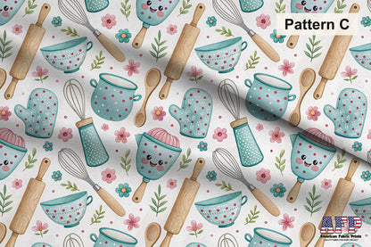 Happy Kitchen Fabric Bundle Set - Shop now at American Fabric Prints