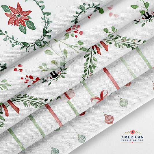 Petite Christmas 2 Fabric Bundle Set - Shop now at American Fabric Prints