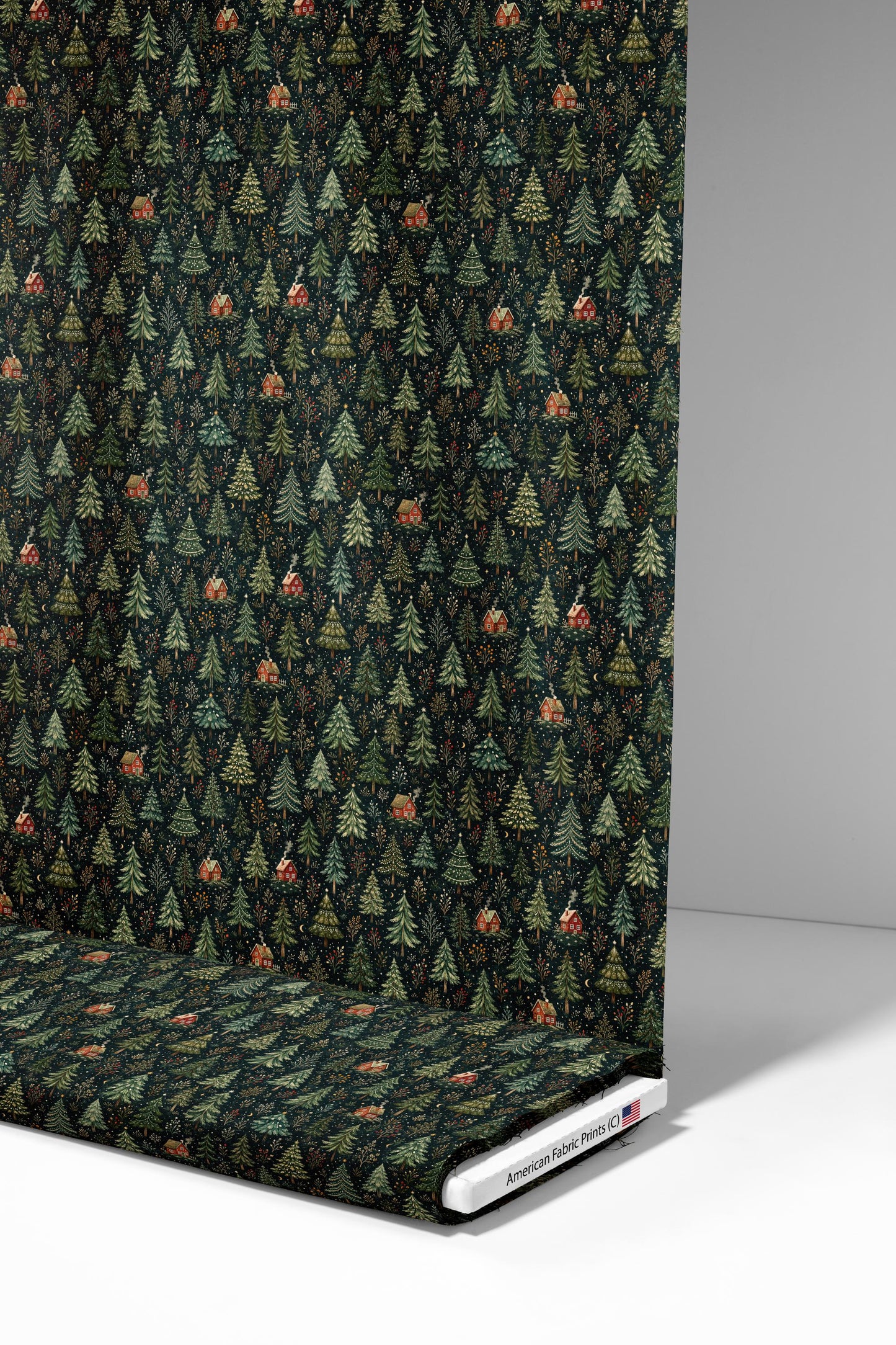Winter Night Fabric - Shop now at American Fabric Prints