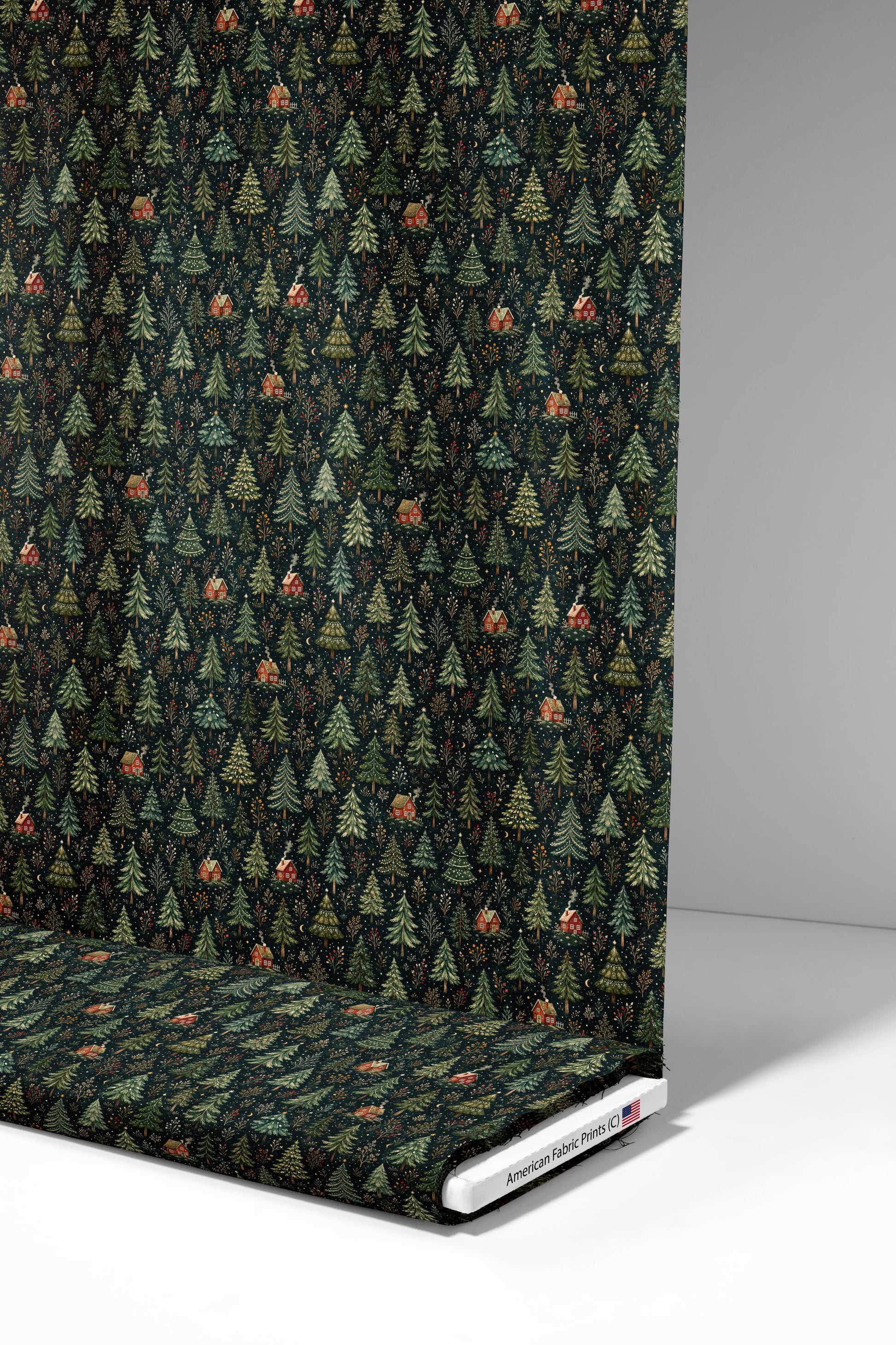 Winter Night Fabric - Shop now at American Fabric Prints