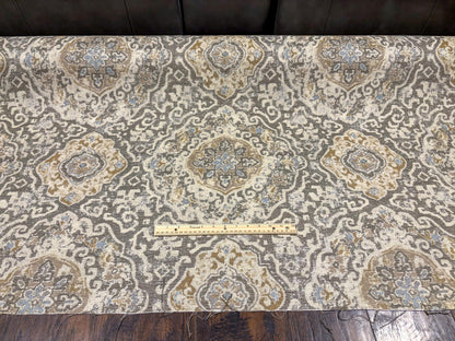 Medallion Pattern Chenille Fabric, Midwest Modern Woven Fabric, Luxury Fabric, Premium Upholstery Fabric, Fabric for Upholstery