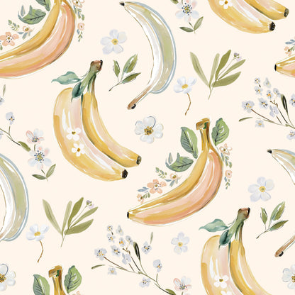 Banana Floral Fabric - Shop now at American Fabric Prints