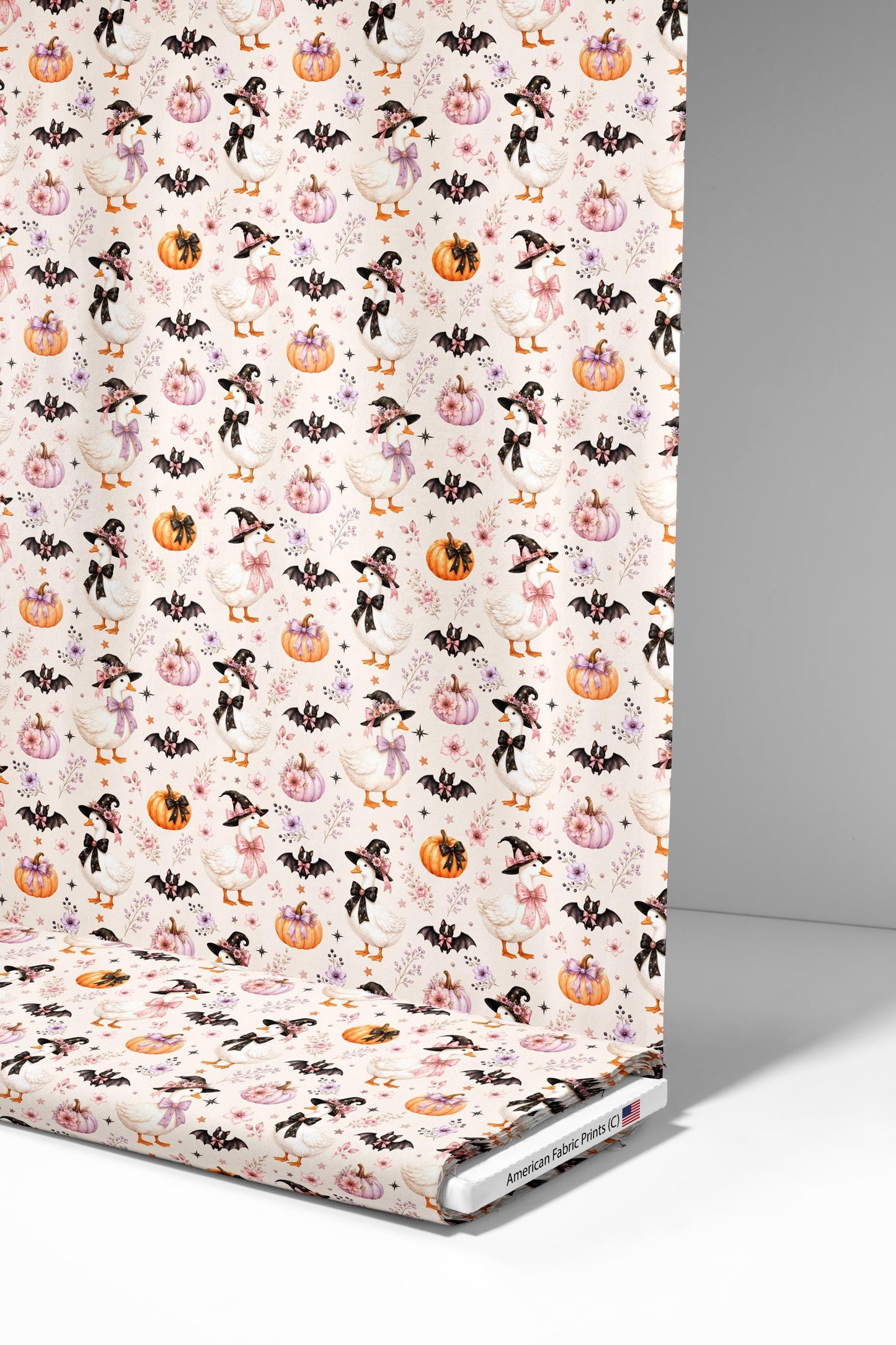 Coquette Halloween Goose Fabric - Shop now at American Fabric Prints