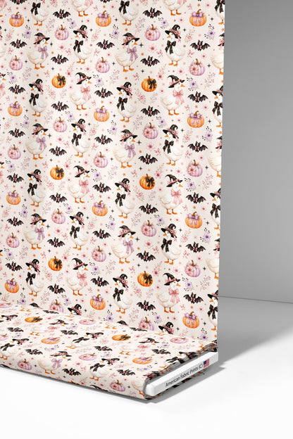 Coquette Halloween Goose Fabric - Shop now at American Fabric Prints