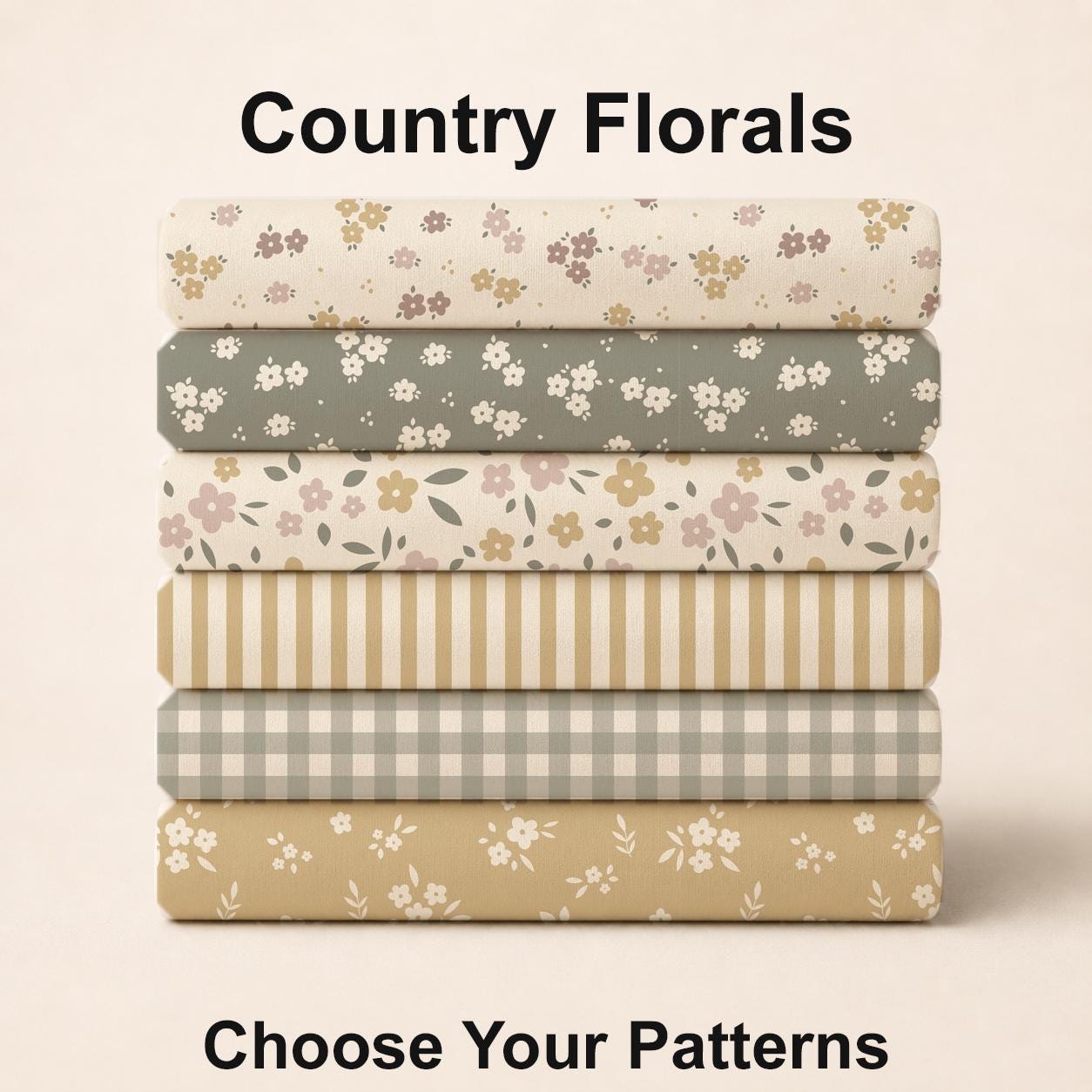 Country Florals Fabric Bundle Set - Shop now at American Fabric Prints