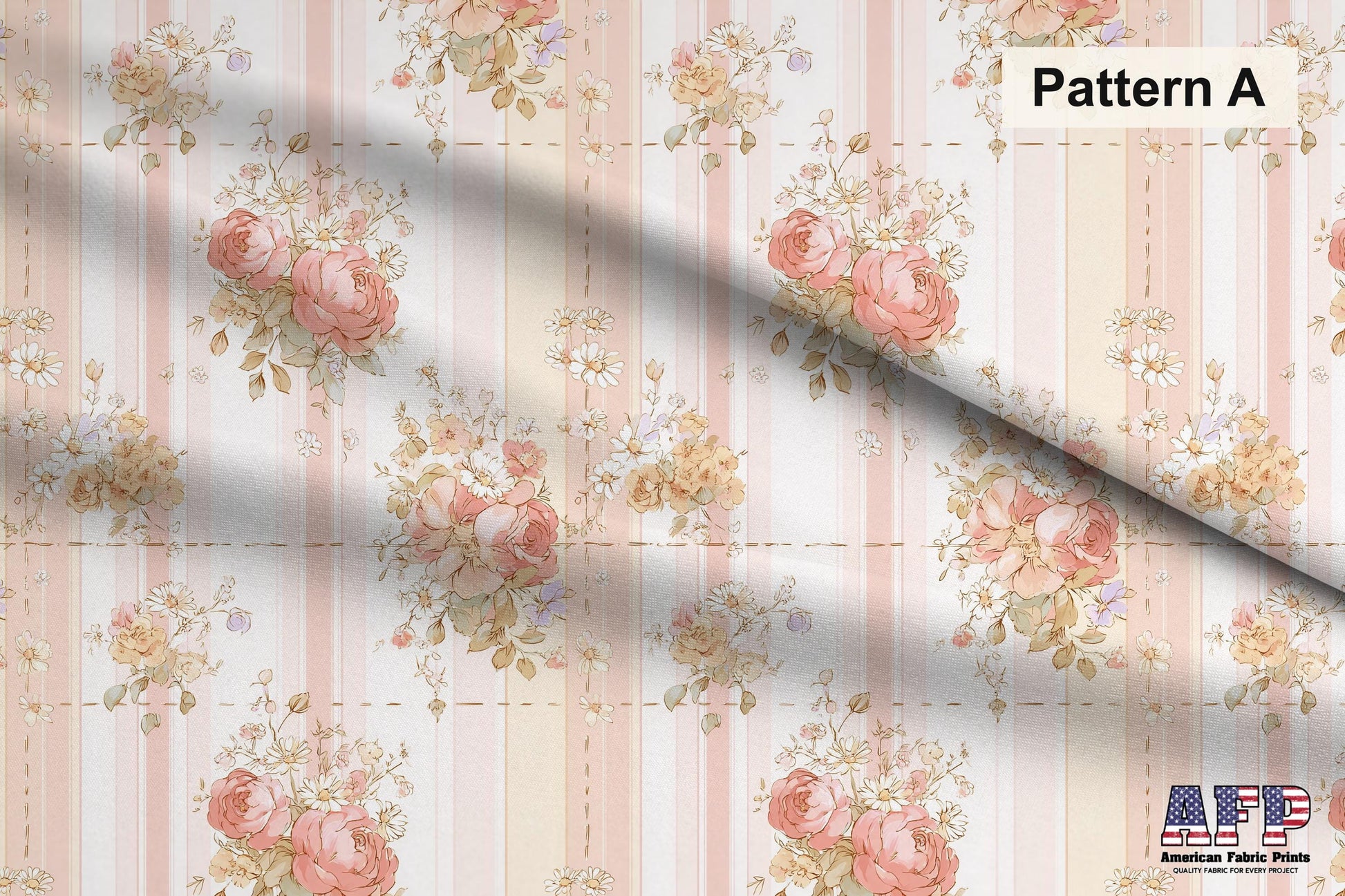 Shabby Chic Roses 3 Fabric Bundle Set - Shop now at American Fabric Prints