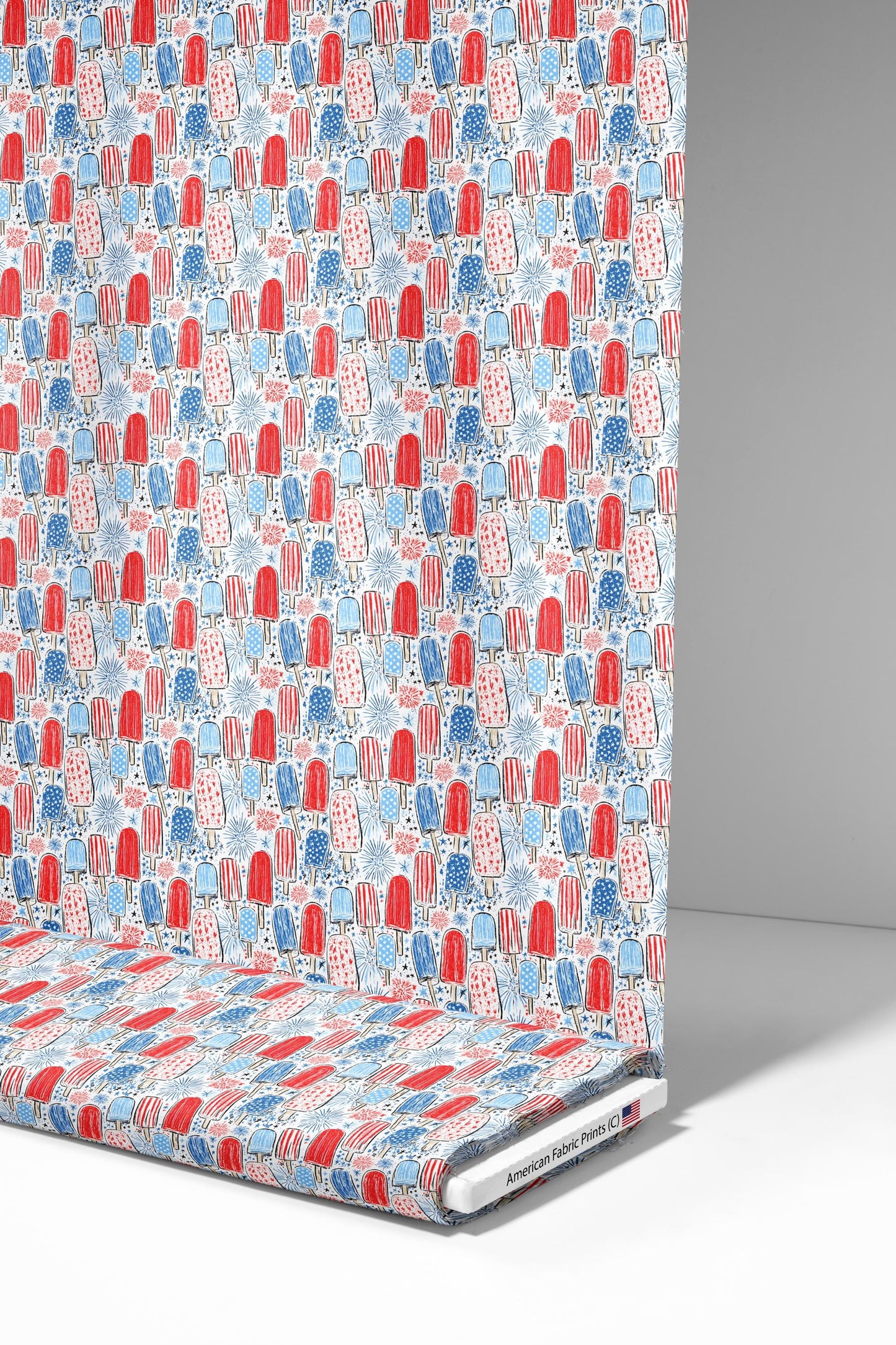 USA Popsicles Fabric - Shop now at American Fabric Prints